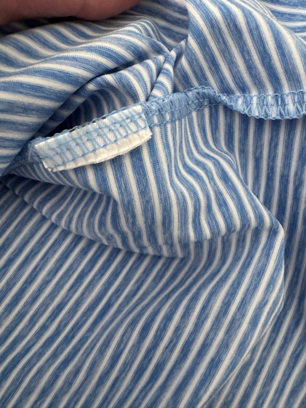 Vineyard Vines Ladies light blue Striped Performance Polo size S - Picture 6 of 6